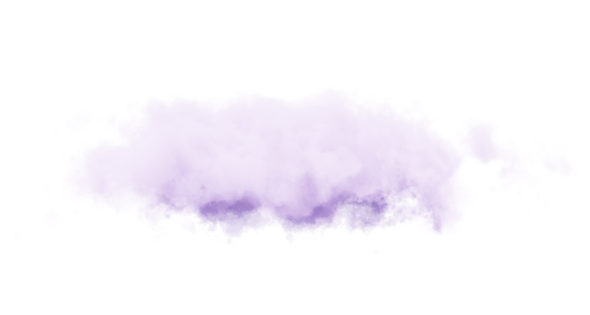 Purple cloud 3d rendering.